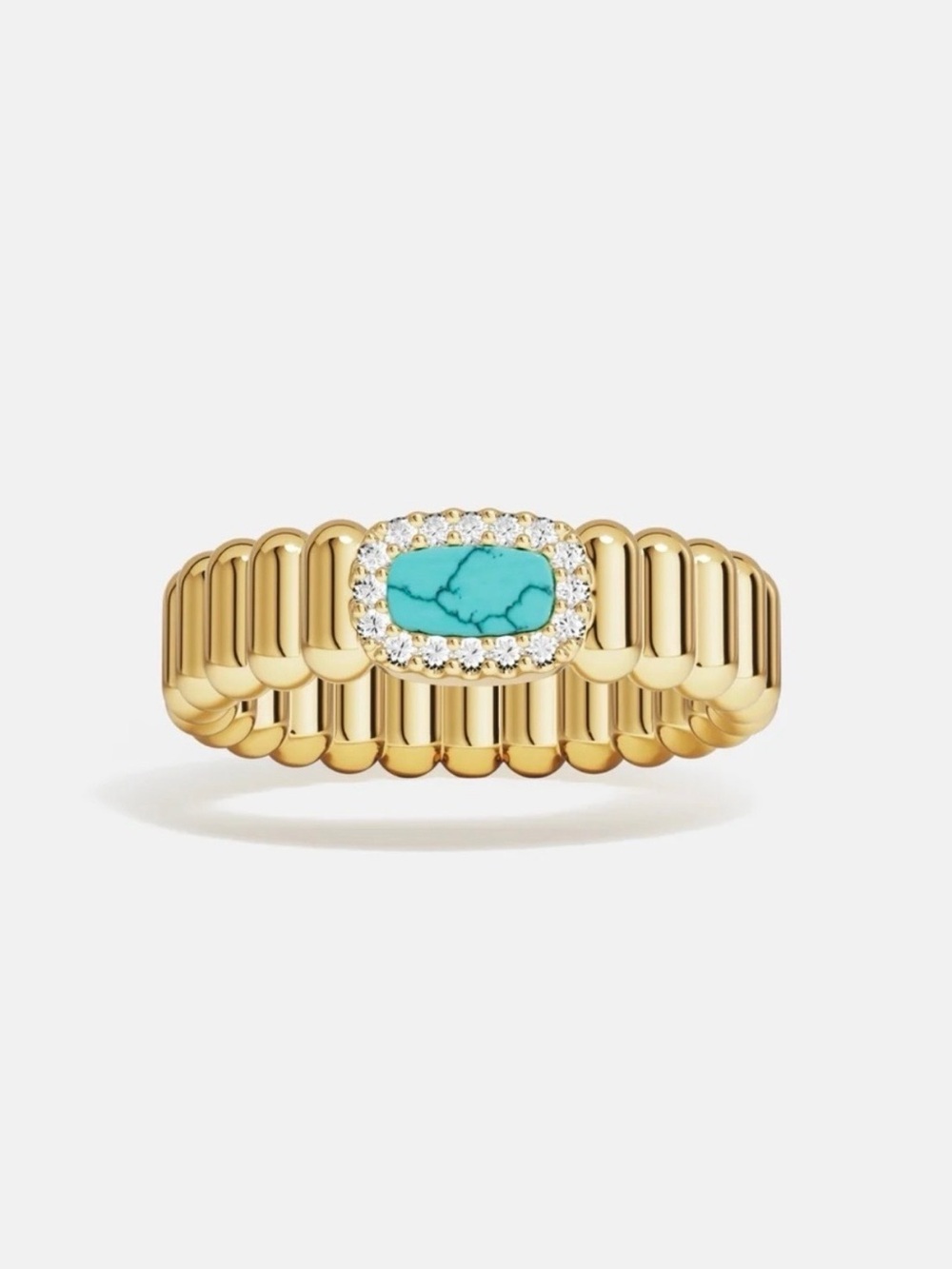 APM Monaco Les Calanques Turquoise Ring